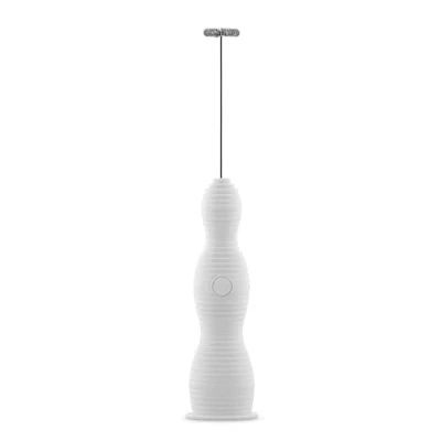 Afbeelding van Alessi Melkopschuimer oplaadbaar Pulcina MDL11 W Wit door Michele De Lucchi