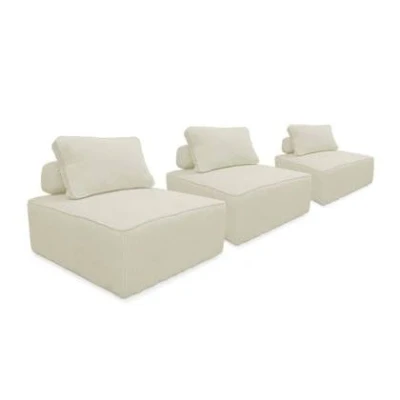 Afbeelding van sweeek Fauteuil, lao, set van 3
