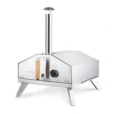 Afbeelding van H. Koenig Gino440 Gas Pizzaoven RVS
