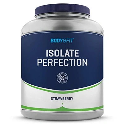 Afbeelding van Body &amp; Fit Isolaat Perfection Eiwitpoeder / Eiwitshake 2000 gram (71 shakes) Strawberry Sensation