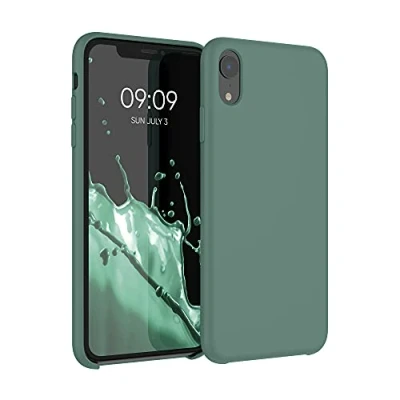 Afbeelding van kwmobile telefoonhoesje geschikt voor Apple iPhone XR Hoesje smartphone Back cover in dennengroen
