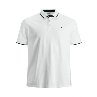 Afbeelding van Jack &amp; Jones Jjepaulos Poloshirt, Heren, Maat: 7XL, White