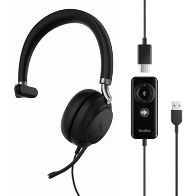 Afbeelding van Bluetooth Headset UH38 Mono UC W/O BAT USB A