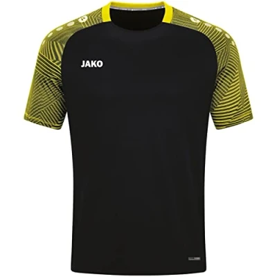 Afbeelding van JAKO Sport Tshirt voor kinderen, Maat: 164, Shwarz/soft yellow