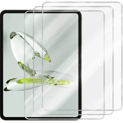 Afbeelding van Cadorabo 3x Screenprotector geschikt voor OnePlus Pad Go in KRISTALHELDER Getemperd Pantser Film (Tempered) Display beschermend glas 9H hardheid met 3D Touch