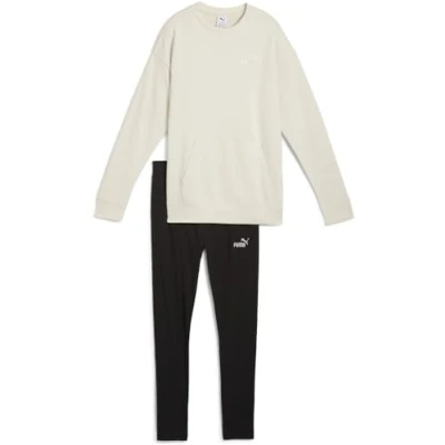 Afbeelding van Puma Relaxed SUIT SET Legging, Dames, Maat: Large, Alpine snow