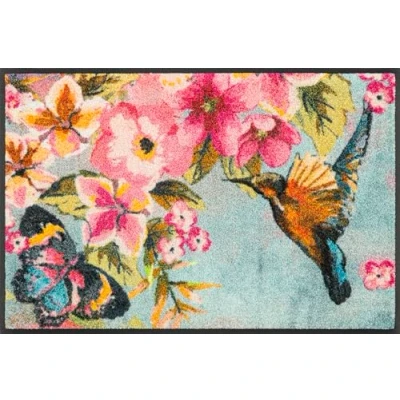 Afbeelding van wash+dry Bloomibri Deurmat, 50 x 75 cm, voor binnen en buiten, wasbaar, meerkleurig