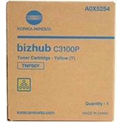 Afbeelding van Konica Minolta A0X5254 (TNP 50Y) Toner Geel