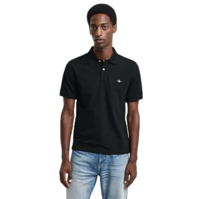 Afbeelding van GANT Archive Shield Poloshirt, Heren, Maat: XL, Black
