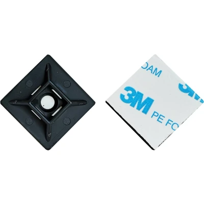 Afbeelding van 3M Zwarte Plakzadels, 28mm X Zwart (100 Stuks)