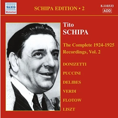 Afbeelding van Amelita Galli Curci, Lucrezia Bori, Tito Schipa Schipa: The Complete Recordings 1924 1925 Vol.2 (CD)