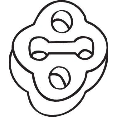 Afbeelding van Bosal Ophangrubber 255 507