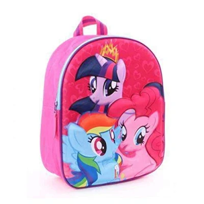 Afbeelding van My Little pony 3D kinderrugzak mijn kleine Roze, 33 x 25 10 cm, modern