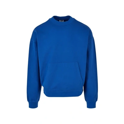 Afbeelding van Urban Classics BOXY Pocket CREW Sweater, Heren, Maat: XXL, Royal
