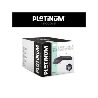 Afbeelding van Platinum AeroCover Loungesethoes Platformset L vorm 300
