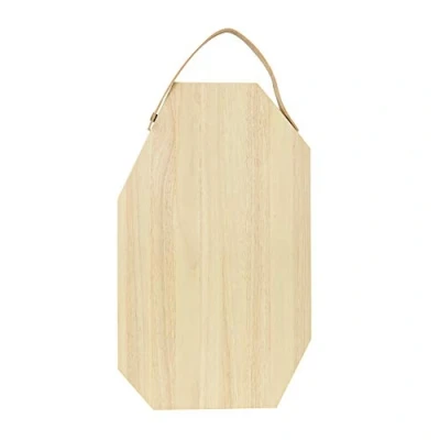 Afbeelding van Snijplank Dippo Rubberhout met Leer TAK Design