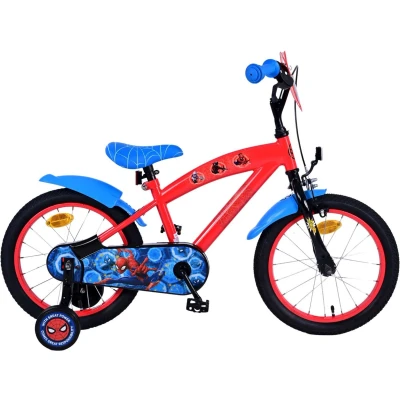 Afbeelding van Spider Man Kinderfiets Jongens 16 inch Rood