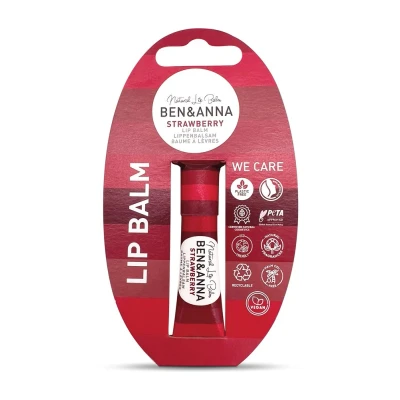 Afbeelding van Ben &amp; Anna Lip Balm Strawberry 6GR