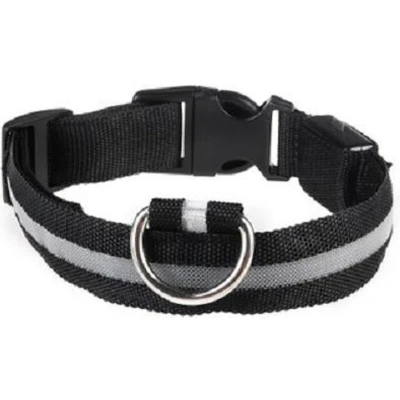 Afbeelding van LED halsband hond / kat zwart XL