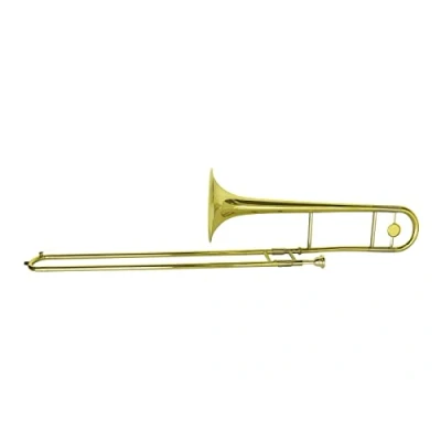 Afbeelding van Dimavery TT 300 Bb tenortrombone, Goud (Trombone, Bes majeur), Blaasinstrumenten,