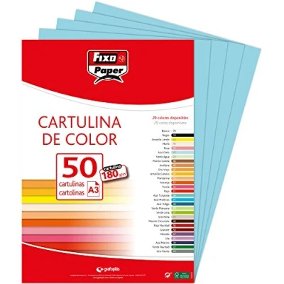 Afbeelding van Fixo Paper 11120336 DIN A3 vellen, 180 g, 50 stuks, turquoise