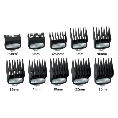 Afbeelding van Wahl premium opzetkammen set 10 stuks