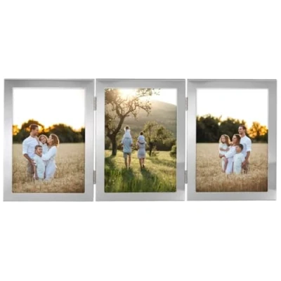 Afbeelding van Hama Aluminium fotolijst zilver 3 x 10 15 cm