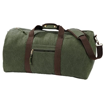 Afbeelding van Quadra Vintage canvas weekendtas QD613 Military Green