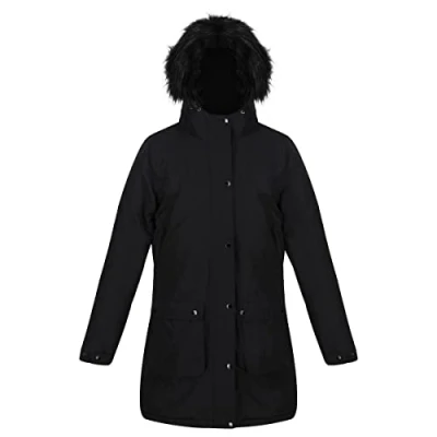 Afbeelding van De Regatta Voltera Parka jas dames waterdicht ademend Zwart