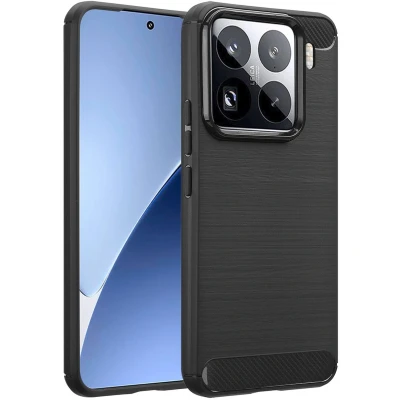 Afbeelding van imoshion Hoesje Geschikt voor Xiaomi 15 Pro Brushed Backcover Zwart