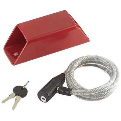 Image de Sabot d&#039;ancrage et antivol mottez noir