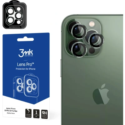 Afbeelding van Apple iPhone 13 Pro/13 Pro Max 3mk Lens Protection Alphine green