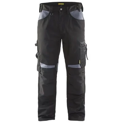 Image de Pantalon artisan sans poche flottante noir/gris