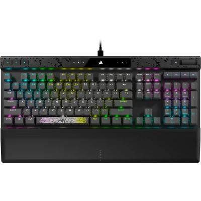 Afbeelding van Corsair K70 MAX Mechanisch Gaming Toetsenbord Black PBT Keycaps RGB QWERTY Staalgrijs
