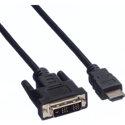 Afbeelding van DVI D Single Link HDMI kabel / zwart 15 meter