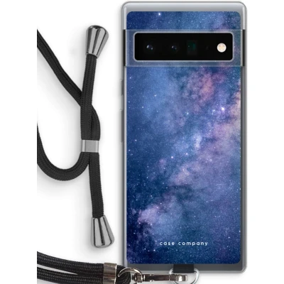 Afbeelding van Case Company® hoesje met Koord geschikt voor Google Pixel 6 Pro Nebula Telefoonhoesje Zwart Bescherming aan alle Kanten en Over de Schermrand