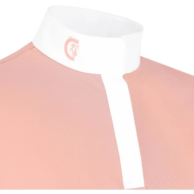 Afbeelding van Kentucky Horsewear Wedstrijdshirt Tokyo Meisjes Lange Mouw Oud Roze Maat 150 Ademend &amp; Elastisch