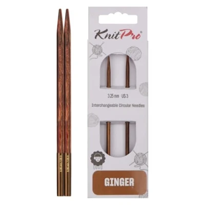 Afbeelding van KnitPro Ginger verwisselbare breipunten 3.25mm.