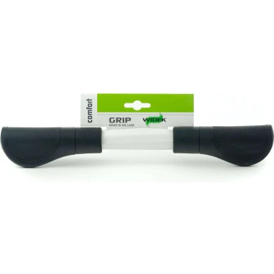 Afbeelding van Handvatset Widek City Comfort 120mm zwart (op kaart)