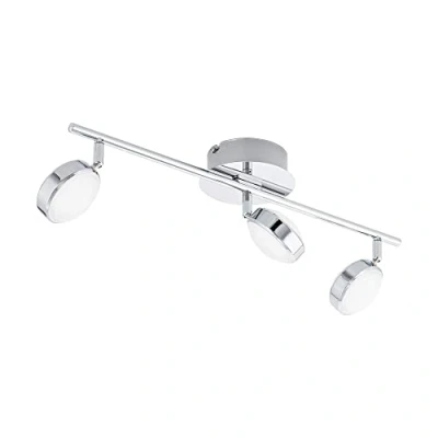 Afbeelding van EGLO Salto Spot 3 Lichts Chroom Gesatineerd