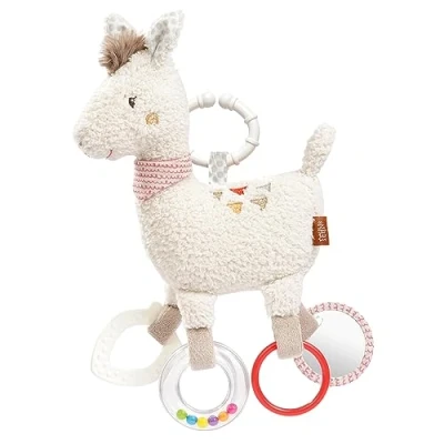 Afbeelding van Fehn Activiteitenspeeltje Peru Lama 26 Cm Beige