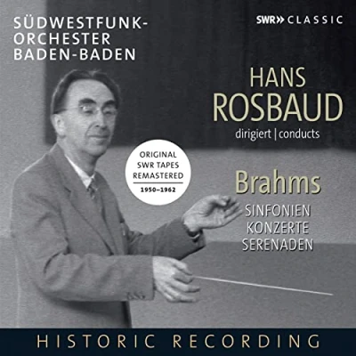Afbeelding van Walter Gieseking Geza Anda Sudwestfunk Orchest Brahms: Symphonies Nos. 1 4 Serenades &amp; 2 Piano (6 CD)