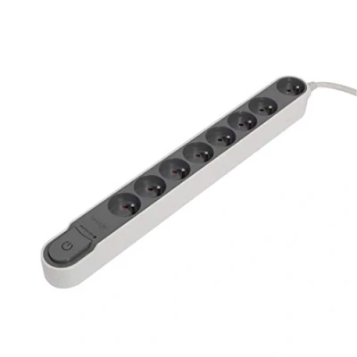 Image de Chacon Bloc Multiprise Gris (49812)
