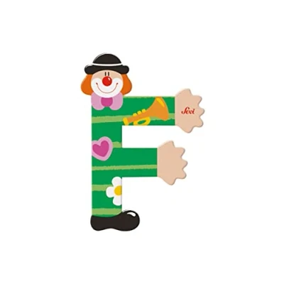 Afbeelding van Sevi Letter F Clown 10 Cm