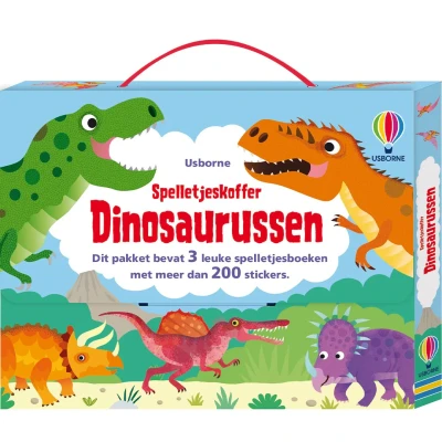 Afbeelding van Uitgeverij usborne spelletjeskoffer dinosaurussen