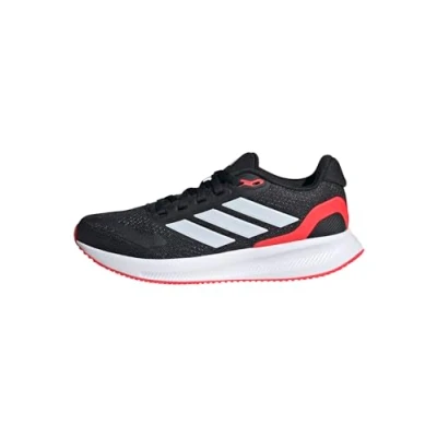 Image de adidas Mixte enfant RUNFALCON 5 SHOES JUNIOR, Core Black/Cloud White/Lucid Red, 38 2/3 EU