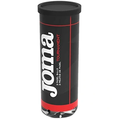 Afbeelding van Joma Tournament Padelballen Verpakking 3 Stuks Geel Maat: UNI