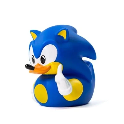Afbeelding van TUBBZ Sonic eendenfiguur van vinyl rubber in doos editie officieel the Hedgehog product tv, films en videogames
