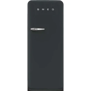 Afbeelding van Smeg FAB28RDBLV5 Kastmodel koelkast scharnier rechts Mat zwart Frigo