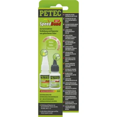 Afbeelding van PETEC 93550 Universele lijm, kit 30C + 80C Siliconvrij kleurloos